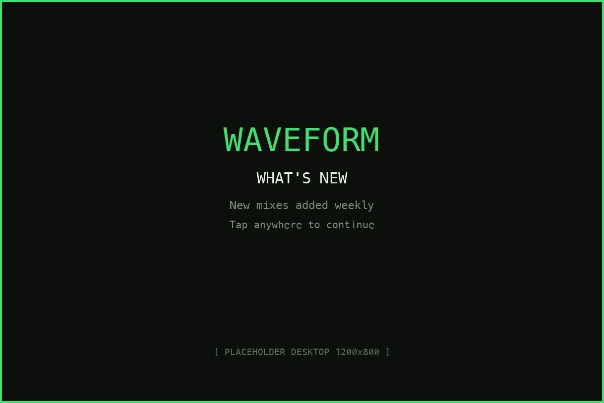 What's new on Waveform